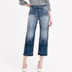 J. Crew Point Sur Buckle Back Jeans